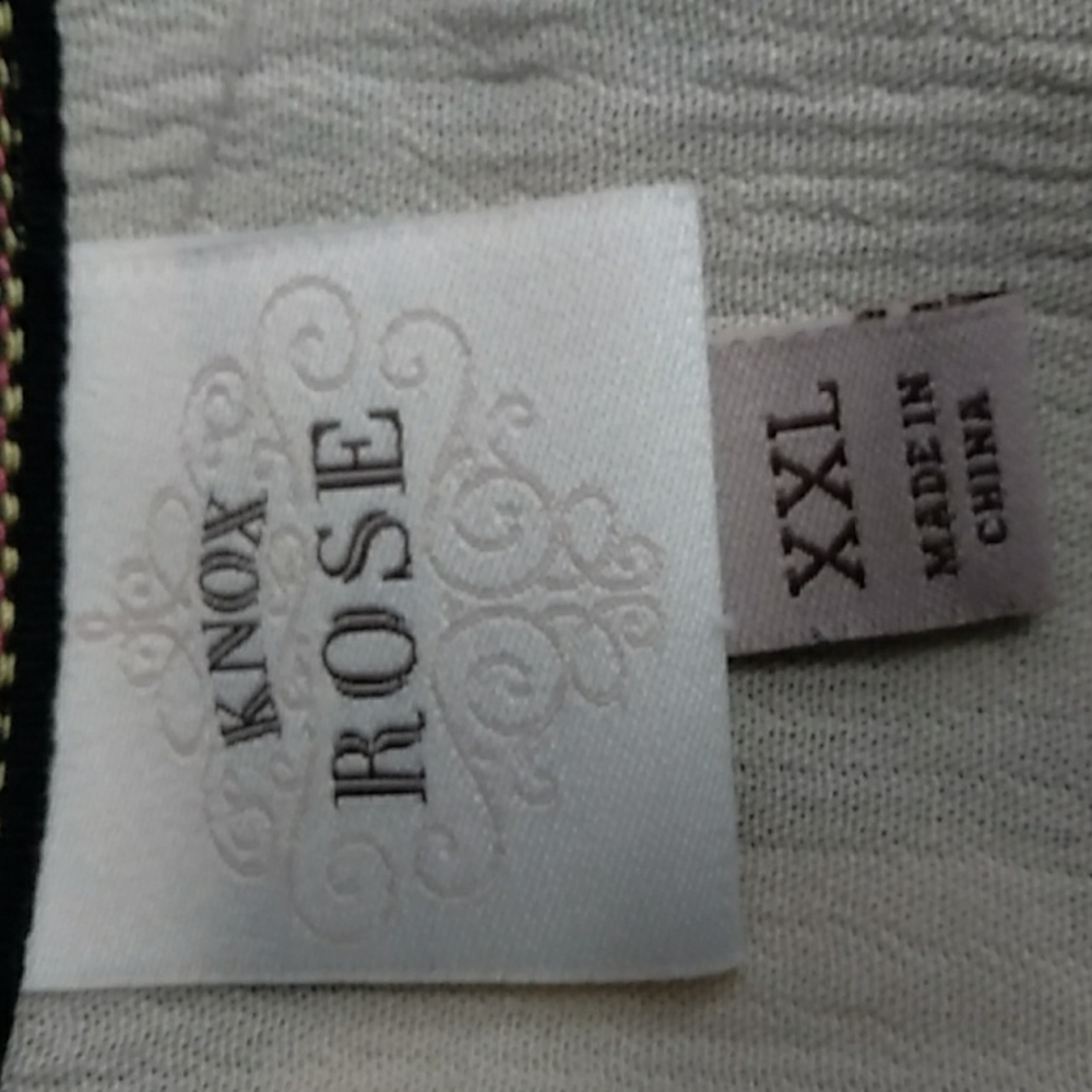 Knox Rose cream embroidered blouse size XXL - Picture 9 of 10